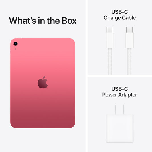 Apple iPad 11-inch: A16 chip, 11-inch Model, Liquid Retina Display, 512GB, Wi-Fi 6, 12MP Front/12MP Back Camera, Touch ID, All-Day Battery Life — Pink - AOP3D tech