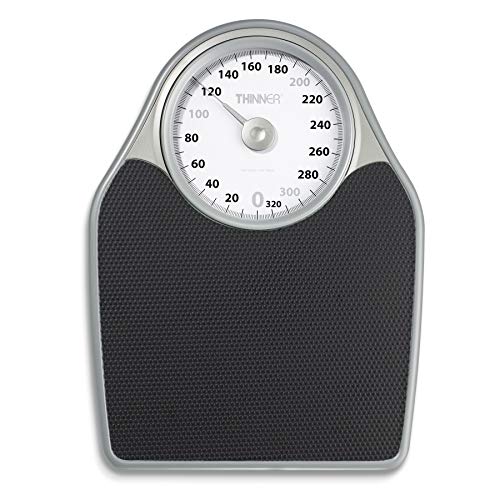 INEVIFIT BATHROOM SCALE, Highly Accurate Digital Bathroom Body Scale,  Measures Weight up to 400 lbs - Black