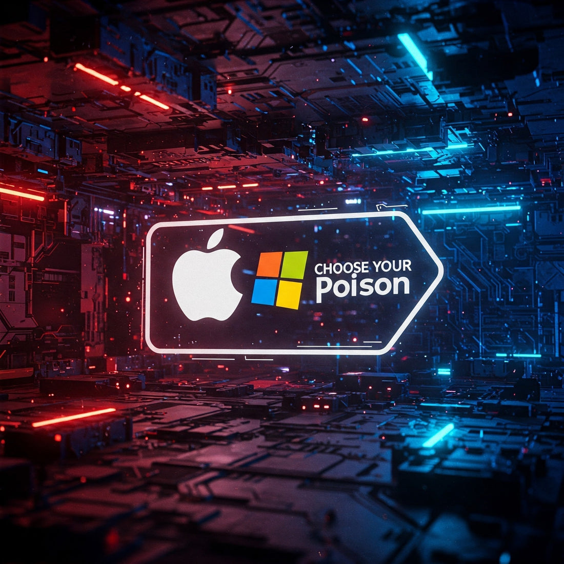 Titans of Tech: The Intertwined Saga of Apple and Microsoft by aop3d