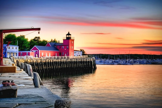 the first light of dawn