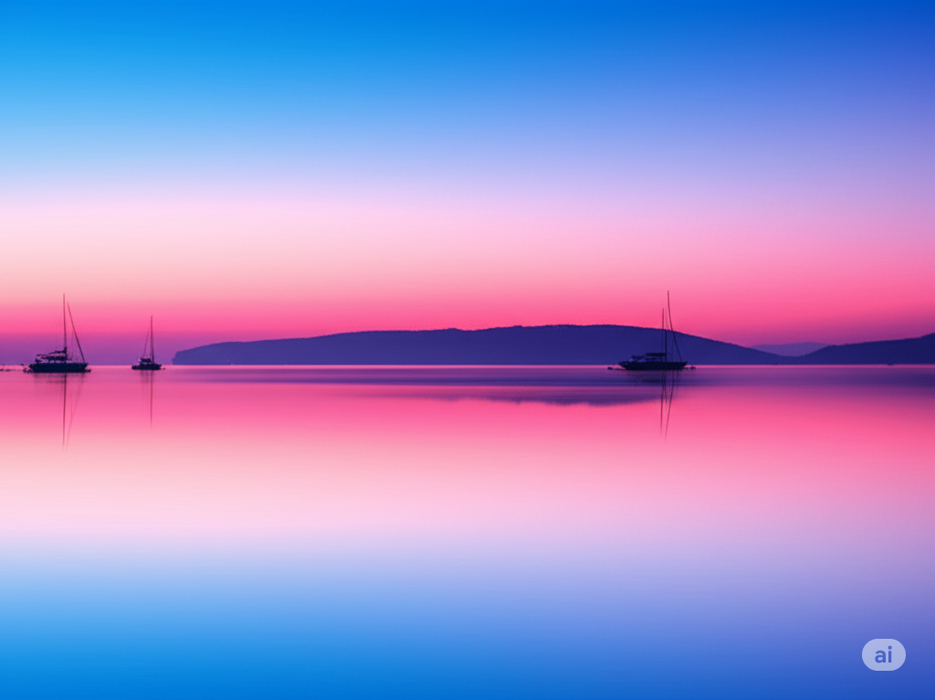 As the sun begins its gentle descent