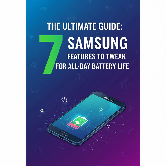 The Ultimate Guide: 7 Samsung Features to Tweak for All-Day Battery Life