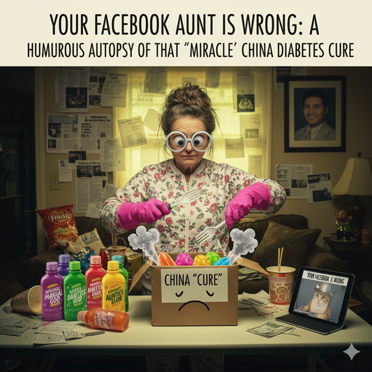 Your Facebook Aunt Is Wrong: A Humorous Autopsy of that "Miracle" China Diabetes Cure