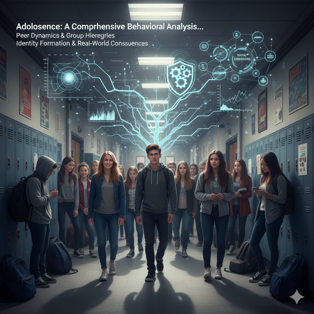 AOP3D DECLASSIFIED HIGH SCHOOL SURVIVAL GUIDE Adolescence: A Comprehensive Behavioral Analysis of Evolutionary Strategies, Psychological Defense Mechanisms, and Social Engineering in the High School Ecosystem
