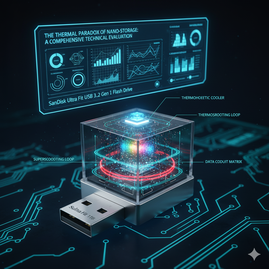 The Thermal Paradox of Nano-Storage: A Comprehensive Technical Evaluation of the SanDisk Ultra Fit 1TB USB 3.2 Gen 1 Flash Drive