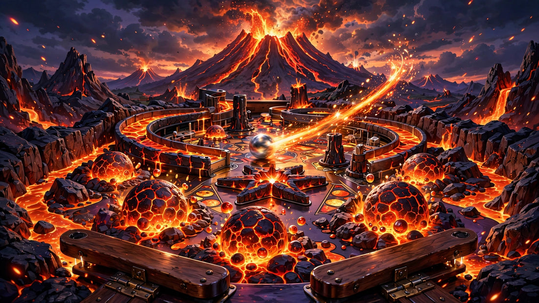 Volcano Park Pinball Spotlight: Erupt Your High Score on the Lava Table