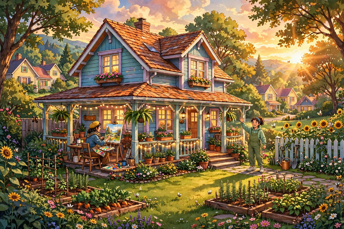 The Sims 4 beginner guide — cozy dream home illustration