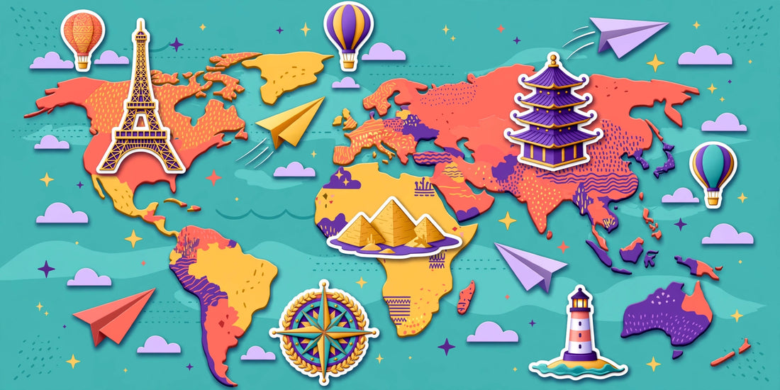Around the World Word Search — 10 Travel Wonders to Find