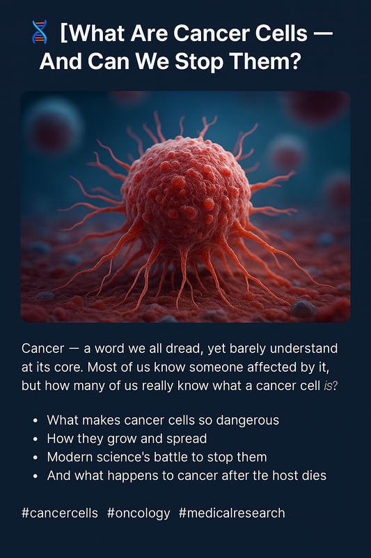 🧬 What Are Cancer Cells — And Can We Stop Them?