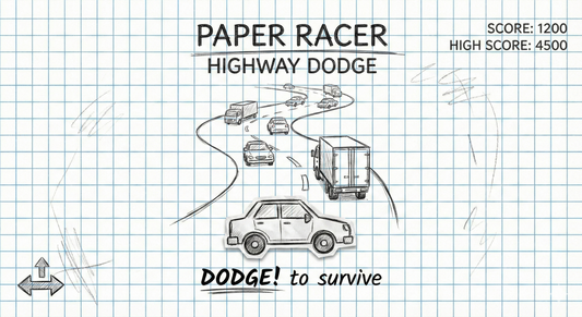 Paper Racer HIGHWAY DODGE GAME