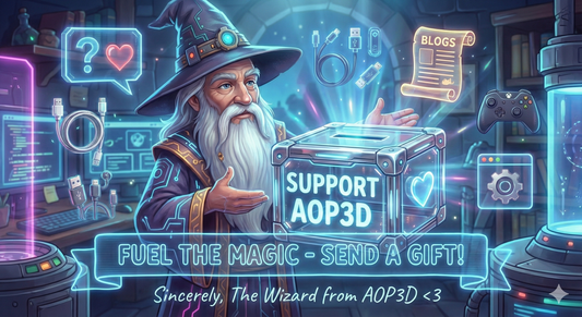 AOP3D DONATE & Help Us Keep the Magic Alive! ⚡