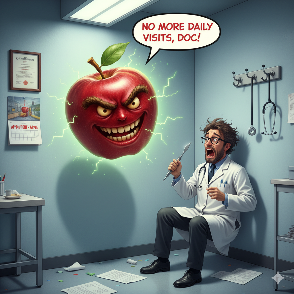 An Apple a Day? More Like an Apple a-SCARE!