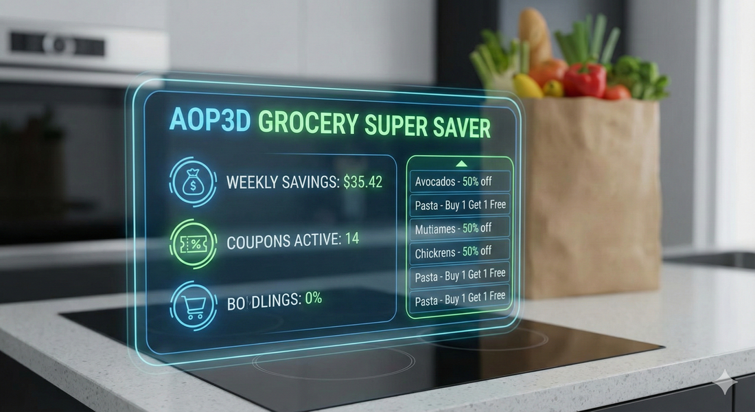 AOP3D GROCERY SUPER SAVER WIDGET