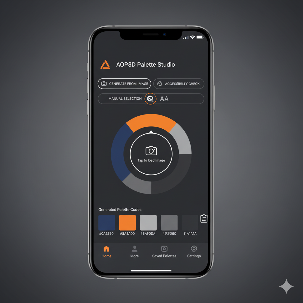 AOP3D Brand Color Palette Generator APP