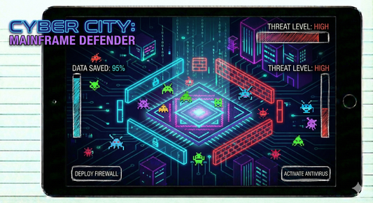 Cyber City: Mainframe Defender" 💾👾. (2)