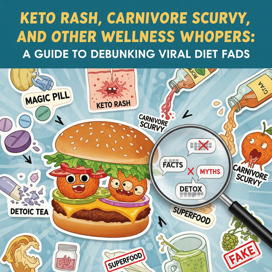 Keto Rash, Carnivore Scurvy, and Other Wellness Whoppers: A Guide to Debunking Viral Diet Fads