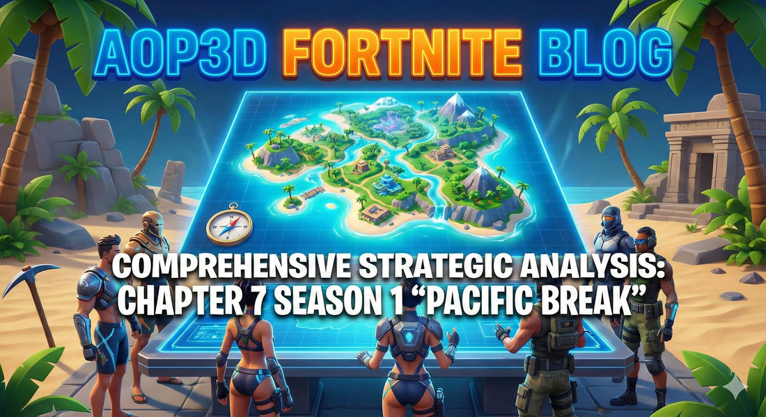 AOP3D FORTNITE NITE BLOG: Comprehensive Strategic Analysis of Chapter 7 Season 1 "Pacific Break"
