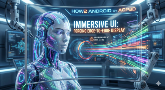 ( HOW2 ANDROID BY AOP3D )  Immersive UI: Forcing Edge-to-Edge Display
