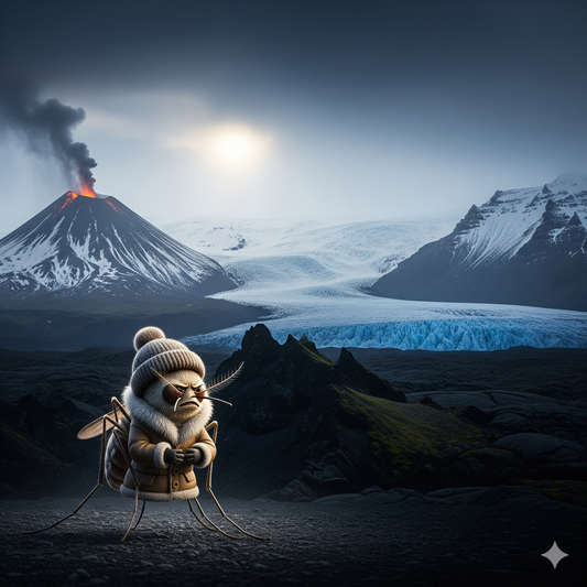 Iceland, the land of fire, ice, and apparently, the world's only "no-squito" zone?