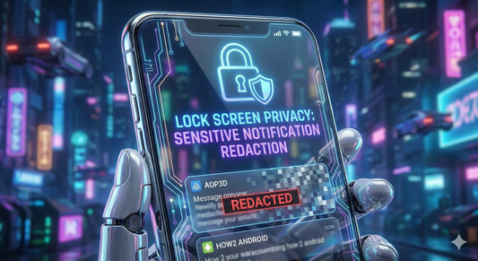 ( HOW2 ANDROID BY AOP3D )  Lock Screen Privacy: Sensitive Notification Redaction