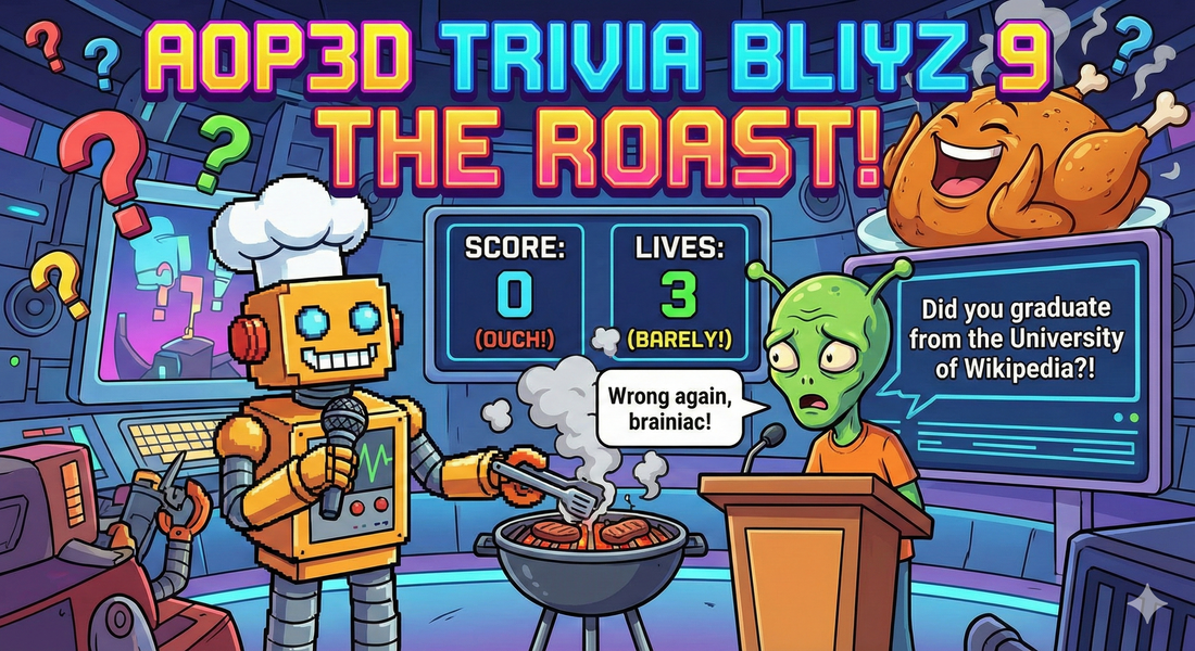 AOP3D TRIVIA BLITZ 9 THE ROAST