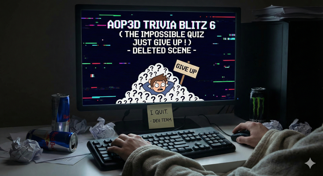 AOP3D TRIVIA BLITZ 6 ( THE IMPOSSIBLE QUIZ JUST GIVE UP ! )