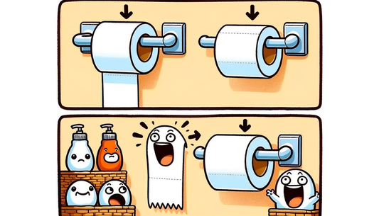 # 67 The Great Toilet Paper Debate: Over or Under? A Guide to Proper Placement