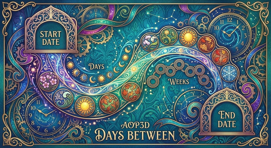 Aop3d days between me calc widget
