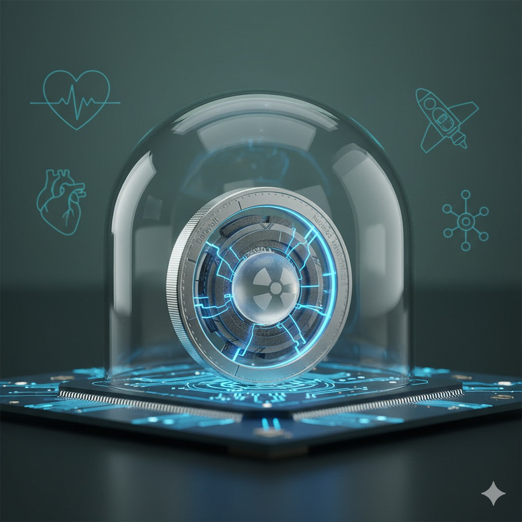 China has recently developed a tiny nuclear battery,