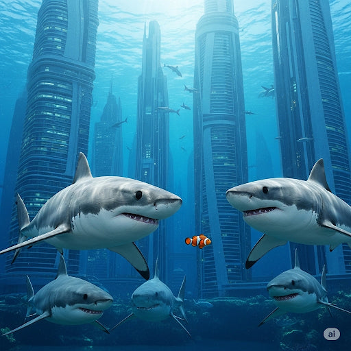 Swimming with Sharks: A Hilarious (and Slightly Terrifying) Guide to Surviving the Tank! Welcome to the Feeding Frenzy!