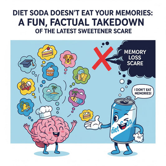 Diet Soda Doesn't Eat Your Memories: A Fun, Factual Takedown of the Latest Sweetener Scare