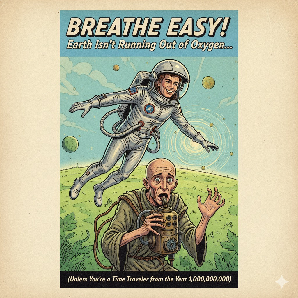 Breathe Easy: Earth Isn't Running Out of Oxygen (Unless You're a Time Traveler from the Year 1,000,000,000)