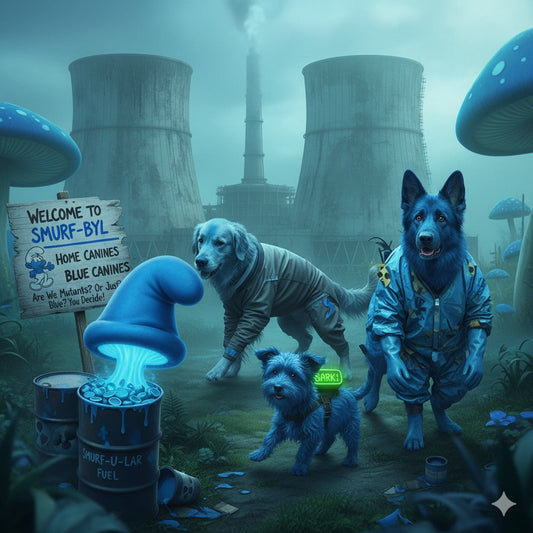 The Hounds of Smurf-byl: Are Chernobyl’s Blue Dogs Radioactive Mutants or Just Really, Really Unlucky?