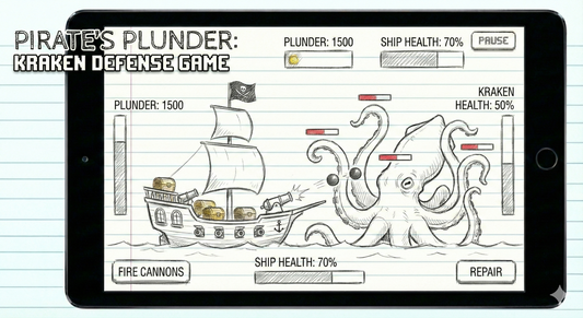 Pirate's Plunder  2 KRAKEN DEFENSE GAME