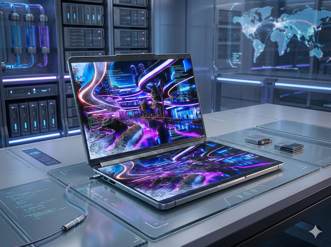 AOP3D REVIEW OF the Lenovo Yoga Book 9i (Gen 9): Maximizing Productivity in Dual-Screen Mobile Computing