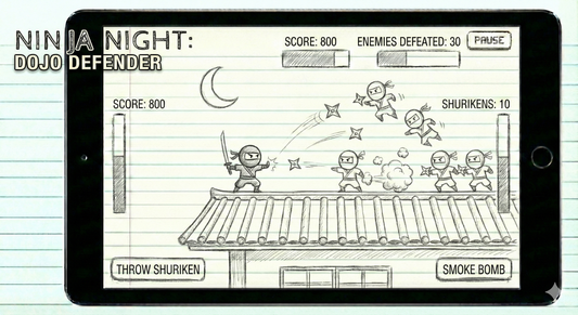 Ninja Night: Dojo Defender" 🥷🏯