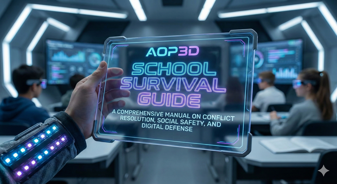 AOP3D School Survival Guide: A Comprehensive Manual on Conflict Resolution, Social Safety, and Digital Defense