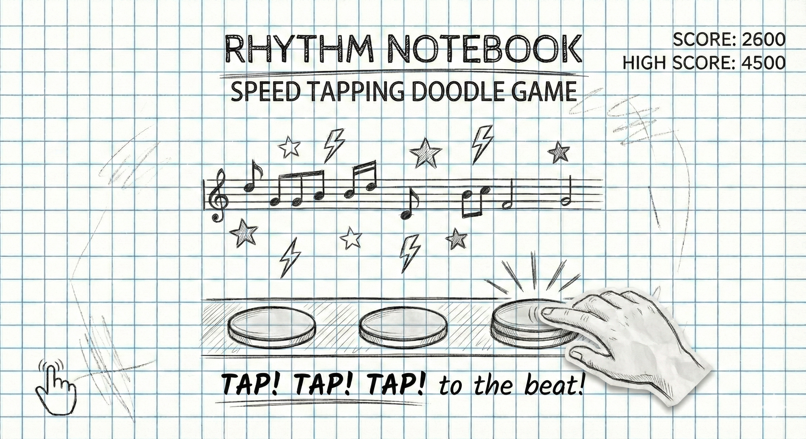 Rhythm Notebook SPEED TAPPING DOODLE GAME – AOP3D tech