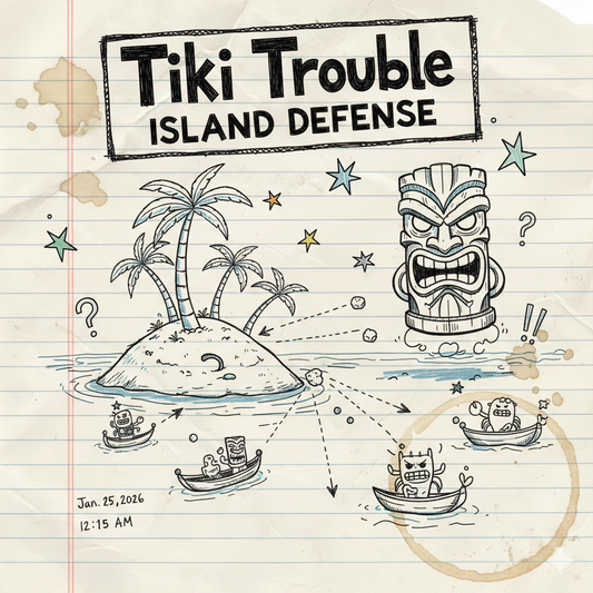 Tiki Trouble  ISLAND DEFENSE GAME