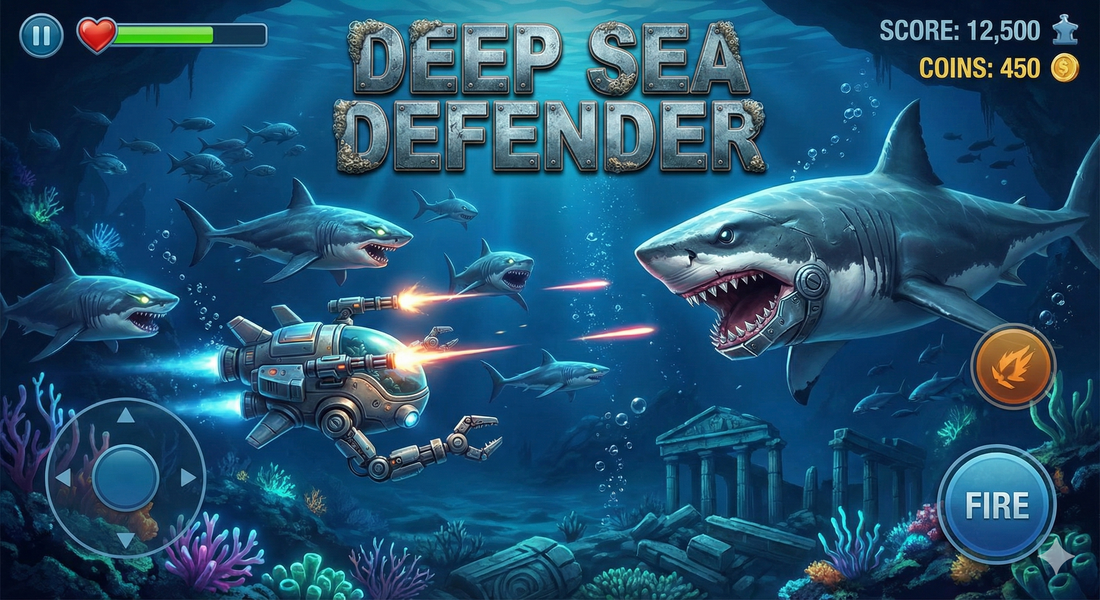 DEEP SEA DEFENDER shark attack
