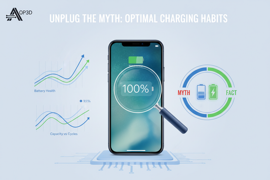 aop3d debunks the iphone charging to 100% myth