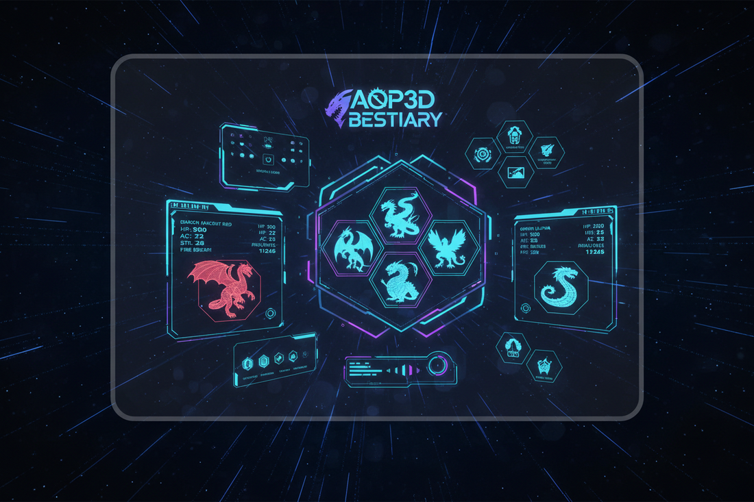AOP3D Dungeon Master's Bestiary APP