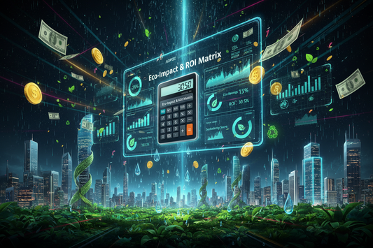 AOP3D "Eco-Impact & ROI Matrix" .CALC