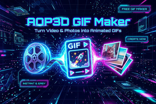AOP3D GIF Maker: Free GIF Maker — Turn Video & Photos into Animated GIFs