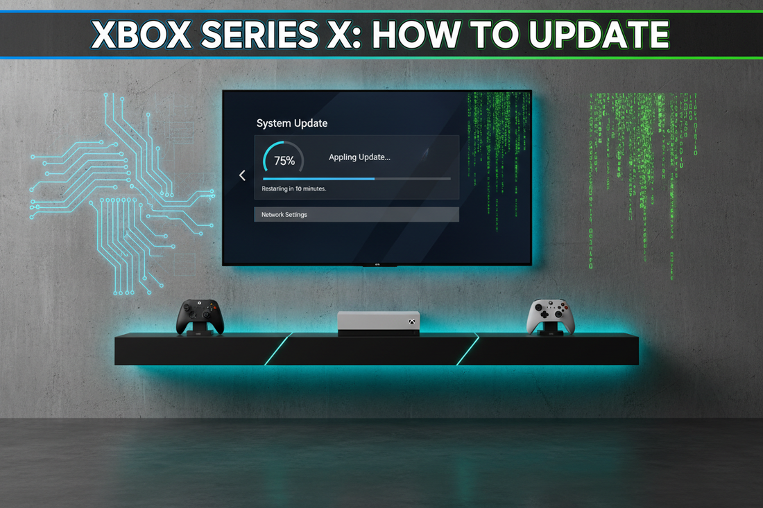 AOP3D HOW2 GAMING HOW 2 UPDATE YOUR XBOX SERES X CONSOLE !