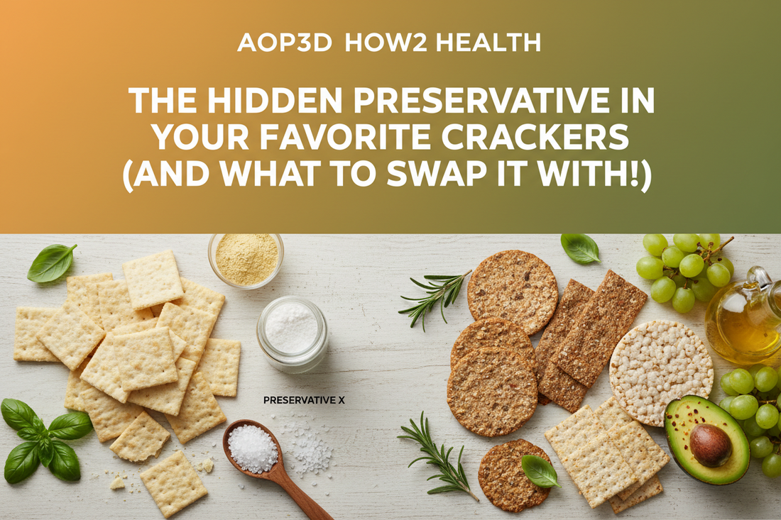 AOP3D HOW2 HEALTH: The Hidden Preservative in Your Favorite Crackers (And What to Swap It With!)