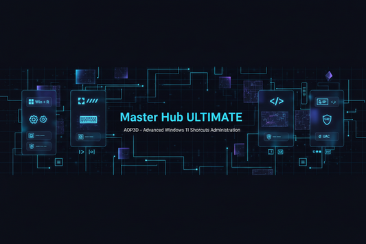 AOP3D Master Hub ULTIMATE  Advanced Windows 11 Shortcuts Administration WIDGET6