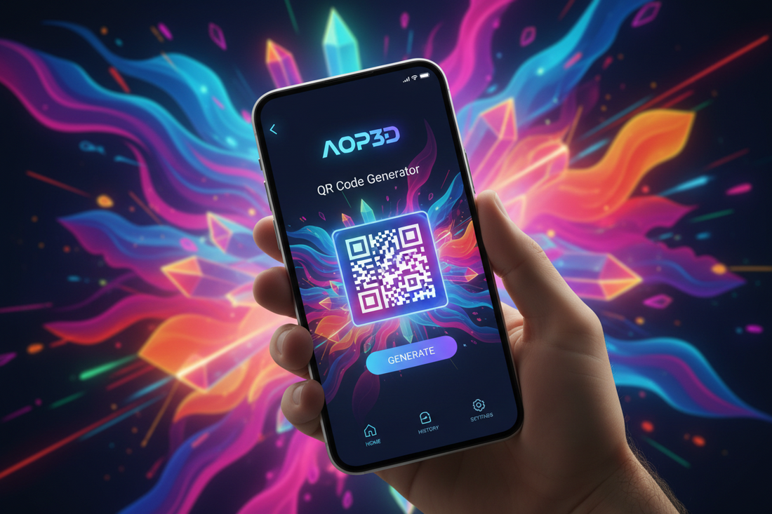 AOP3D QR CODE GENERATOR APP