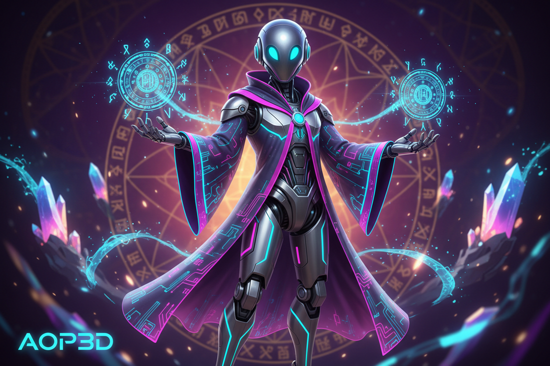 aop3d the wizard ai bot widget !
