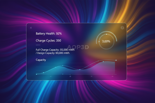 Aop3d windows Battery Report widget